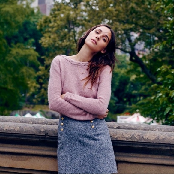 Madewell x Sezane Brigitte Women's Pink Sweater - Small - Picture 3 of 12